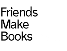Tablet Screenshot of friendsmakebooks.com